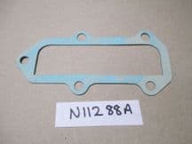 Gasket for closing plate on side of cyl. head.