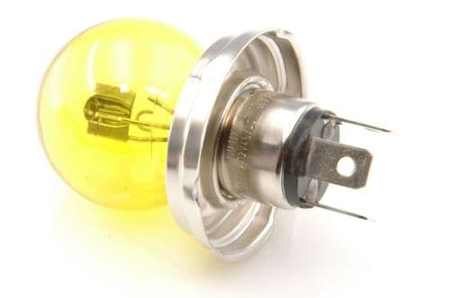 Headlamp bulb P45t YELLOW 6V