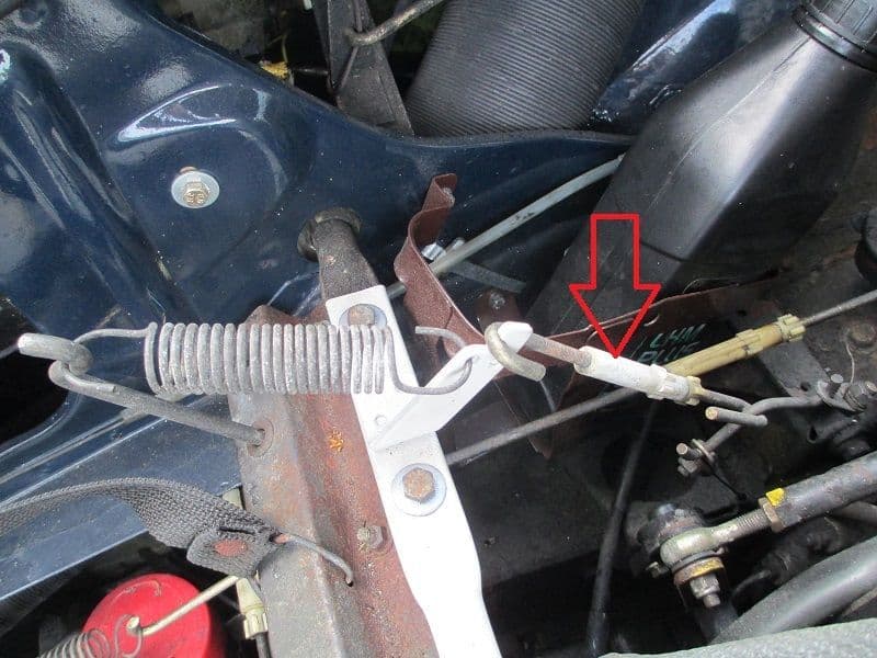 Headlamp self level adjuster link