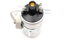 Ignition coil, 12V, with ballast resistor.