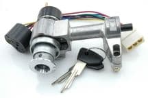 Ignition switch assembly for semi automatic cars, LHD + RHD, 9/69>