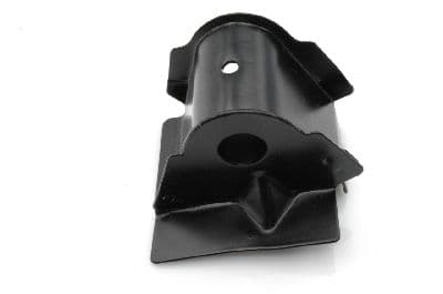 Left rear bumper mounting bracket on body