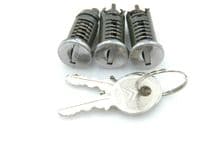 Lock barrel set for doors + boot