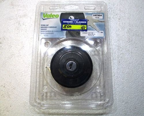 Locking fuel cap - black