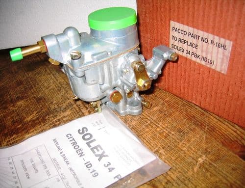OUT OF STOCK Carburetor - replacement for Solex 34PBIC (ID19 and early D Special)