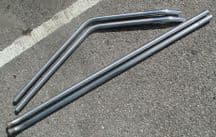 Pair of rear pipes without silencer, 1966>, Stainless steel