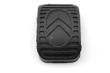 Pedal rubber with chevrons, rectangular.