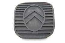 Pedal rubber with chevrons, square