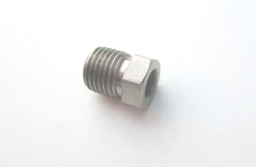 Pipe nut 6.35mm STAINLESS STEEL