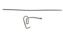 Plastic strip for boot seal, lower