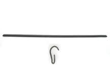 Plastic strip for boot seal, side