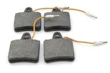 Rear brake pad set for models after November 1972