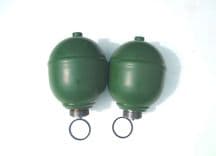 Rear suspension sphere pair, D Safari, 11/74> (supersedes previous versions)