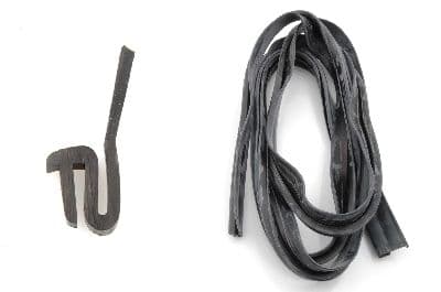 Rubber bonnet seal along top of scuttle, 10/66>