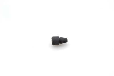 Rubber buffer for petrol flap