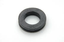 Rubber grommet to protect hydraulic hose where it goes through battery frame