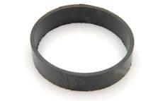 Rubber ring to protect suspension gaiter from ligarex strap