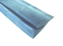 Rubber seal for number plate panel