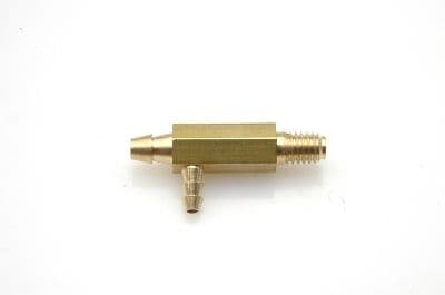 Screen wash nozzle lower part with double union,  until 9/1968