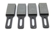Set of 4 parking brake pads