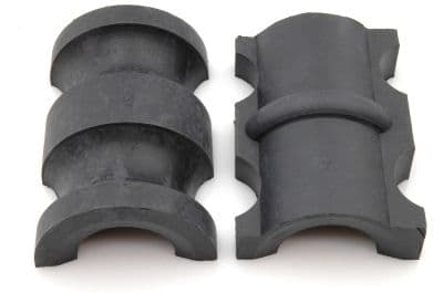 Set of rubber half bushes for front cross member, 1965>