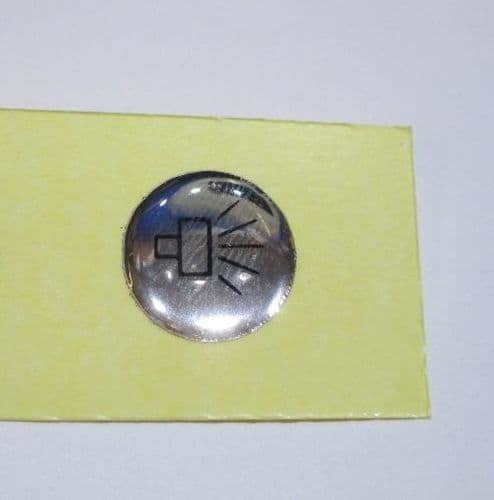 Sticker for choke knob 9/68>