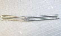 Tail pipe set, straight, for RHD cars and LHD P.O. spec. 1966>NOT CURRENTLY AVAILABLE
