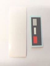 Temperature gauge sticker set