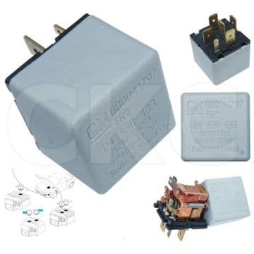 000041797 Genuine Vauxhall Saab Air Conditioning 6-PIN Silver Relay GM 24430433