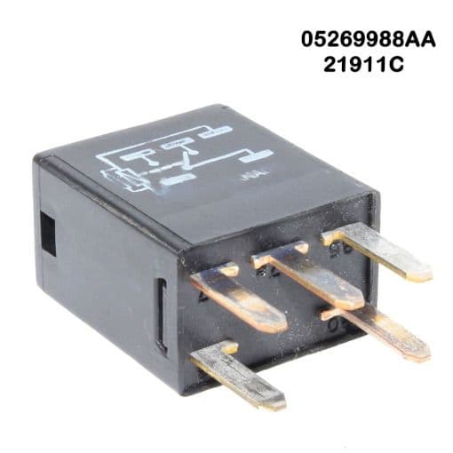 Chrysler Jeep Dodge 5-Pin Black (**Replacement**) Relay Omron 21911C 05269988AA - Foto 7