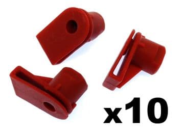 10x Opel Vauxhall Bumper to Wing Mounting Plastic Grommet Nut for Screws