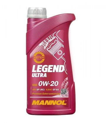 1L MANNOL 0w20 Synthetic Engine Oil dexos1 for Jaguar Land Rover STJLR.51.5122