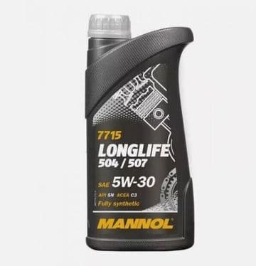 1L Mannol 5W-30 Engine Oil VW 504 / 507 Approval Fully Synthetic Longlife C3