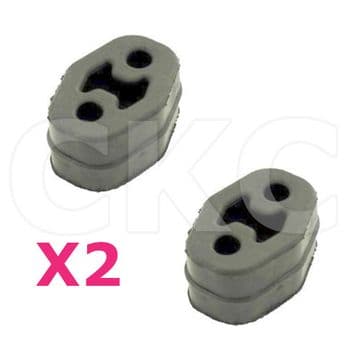 2 x Audi A1 8X Models Front Down Pipe Exhaust Rubber Holding Rubber Hanger