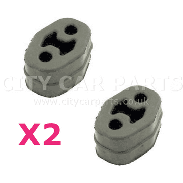 2 x Audi A1 8X Models Front Down Pipe Exhaust Rubber Holding Rubber Hanger