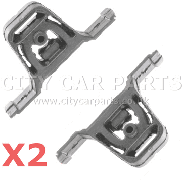 2 X Bmw E46 Exhaust Rubber Mount Hanger Bracket For Rear Silencer 18207503246