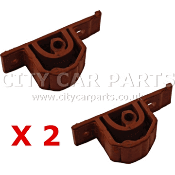 2 X BMW MINI CONVERTIBLE & HATCH EXHAUST RUBBER MOUNT HANGER MOUNTING