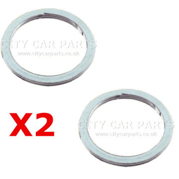 2 X CHEVROLET MATIZ PETROL 0.8 1.0 HATCHBACK MID SECTION CATALYTIC EXHAUST GASKET