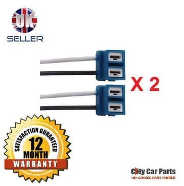 2 X CITROEN C3 C4 C5 C6 C8 H7 HEADLIGHT CERAMIC BULB HOLDERS HARNESS 100W BULBS
