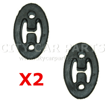 2 X Daihatsu Sirion M101S 1.3 Mid-Section & Rear Exhaust Mount Holding Rubber Hanger