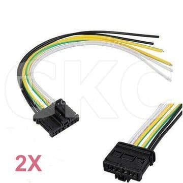 2 x Fiat Scudo Models 2007 To 16 Rear Tail Light Lamp Bulb Holder Wiring Harness