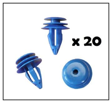 20 X LAND ROVER RANGE ROVER EVOQUE Front & Rear Wheel Arch Moulding Trim Clips