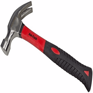 20oz CLAW HAMMER - FIBREGLASS SHAFT