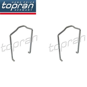 2X Audi A2 A3 A4 Radiator Top Bottom Water Hose Flange Retaining Spring Clip*