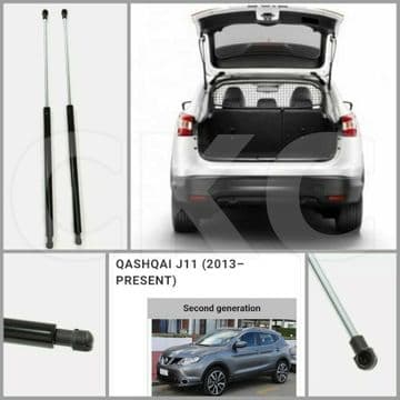 2x Nissan Qashqai J11 Models 2014 - 19 Hydraulic Tailgate Boot Strut Gas Springs