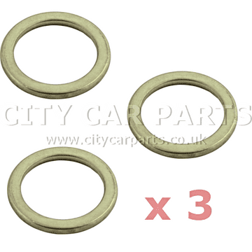 3 X Lexus RX300 RX350 RX400 Petrol / Elec 2003 To 2009 Front Down Pipe Exhaust Gaskets