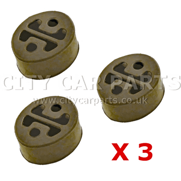 3 x NISSAN ALMERA MICRA NOTE REAR EXHAUST RUBBER MOUNT HANGER MOUNTING