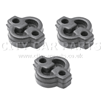3 X Nissan Primera P12 Models 2002 To 2006 Exhaust Rubber Mount Hanger Mounting