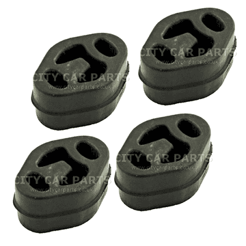 4 X FORD COUGAR FIESTA GALAXY MONDEO EXHAUST RUBBER MOUNT HANGER MOUNTING EMR050