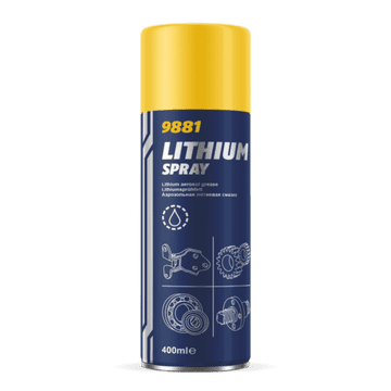 400Ml MANNOL High Performance Clear Grease Lubricant Spray Aerosol Lithium